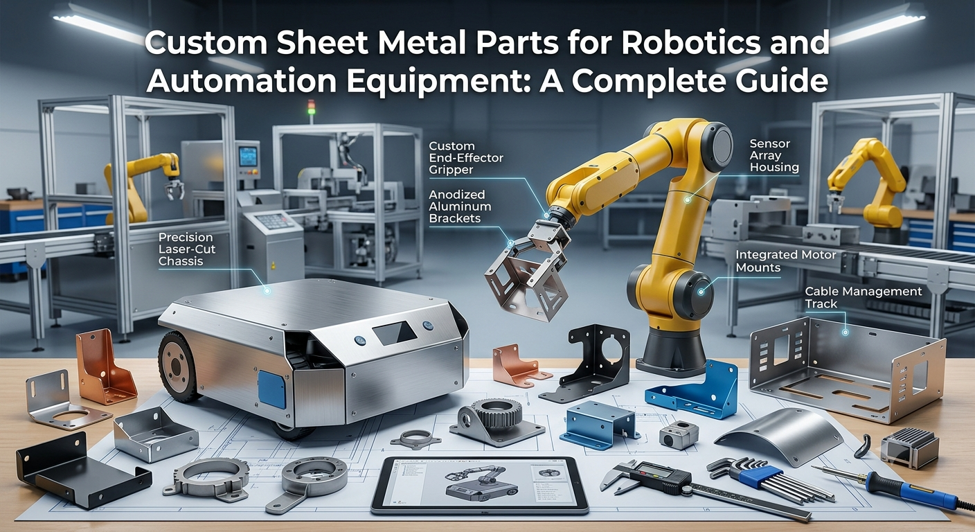 Custom Sheet Metal Parts for Robotics and Automation Equipment: A Complete Guide